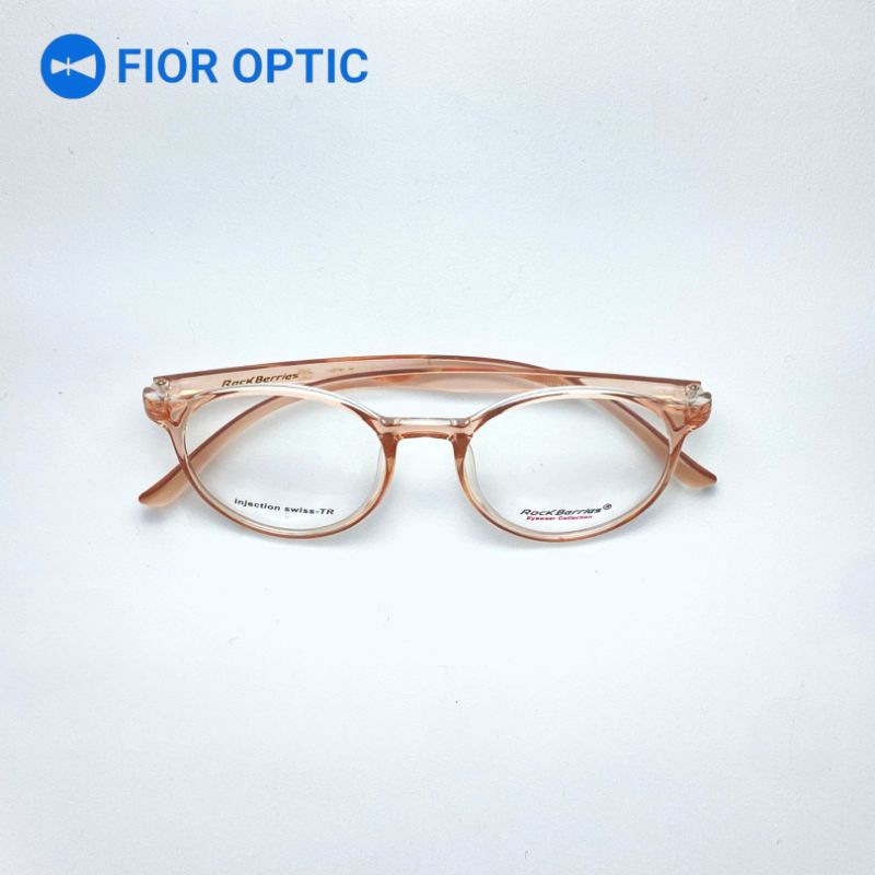 Fior Optic - Kacamata Rock Berries 858 Laki-laki Perempuan (Bisa ganti Lensa Anti Radiasi / Anti UV 