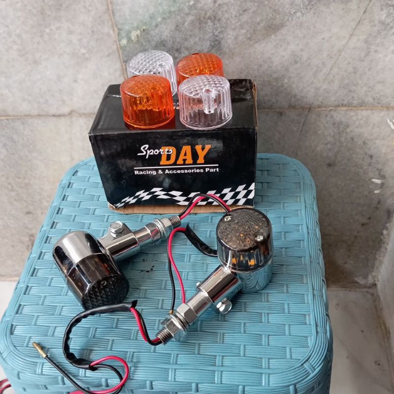 Lampu sen LED palu bulat