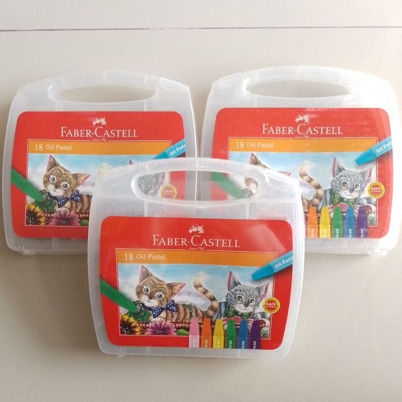

HJK Crayon Oil Pastel Faber Castell 18 Warna Ekonomis ( Set ) [ Original ] ( Free Bubble & Dus )