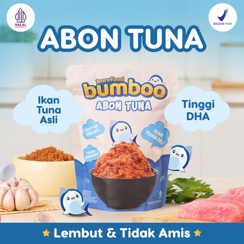 

BUMBOO ABON ASLI - SAPI AYAM TUNA - TEKSTUR LEMBUT UNTUK MPASI SI KECIL - TANPA MSG DAN PENGAWET