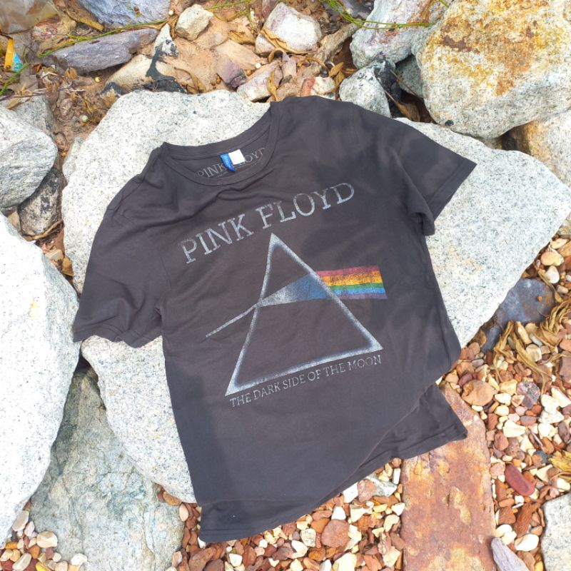 BAJU PINK FLOYD SECOND H&M BEKAS ORI, KAOS BAND VINTAGE PINK FLOYD MURAH