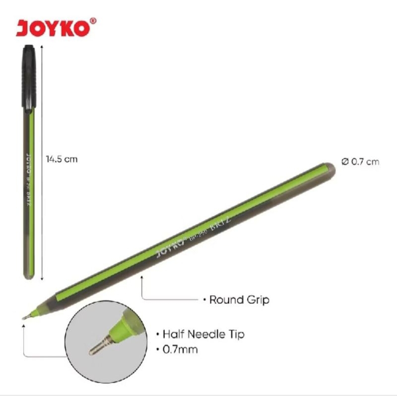 

Pulpen Pena JOYKO BP-250 BRIZ 0.7 mm 1 ( satu ) pcs