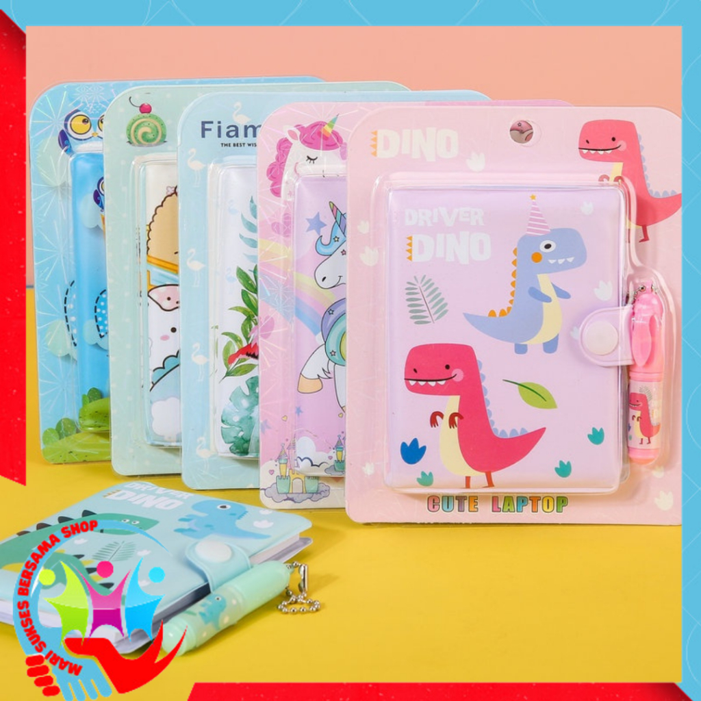 

MSBS Set Mini Note Book Notes Unicorn Free Pena Kartun Lucu Kreatif Untuk Anak Anak Buku Catatan Lucu Dengan Pulpen