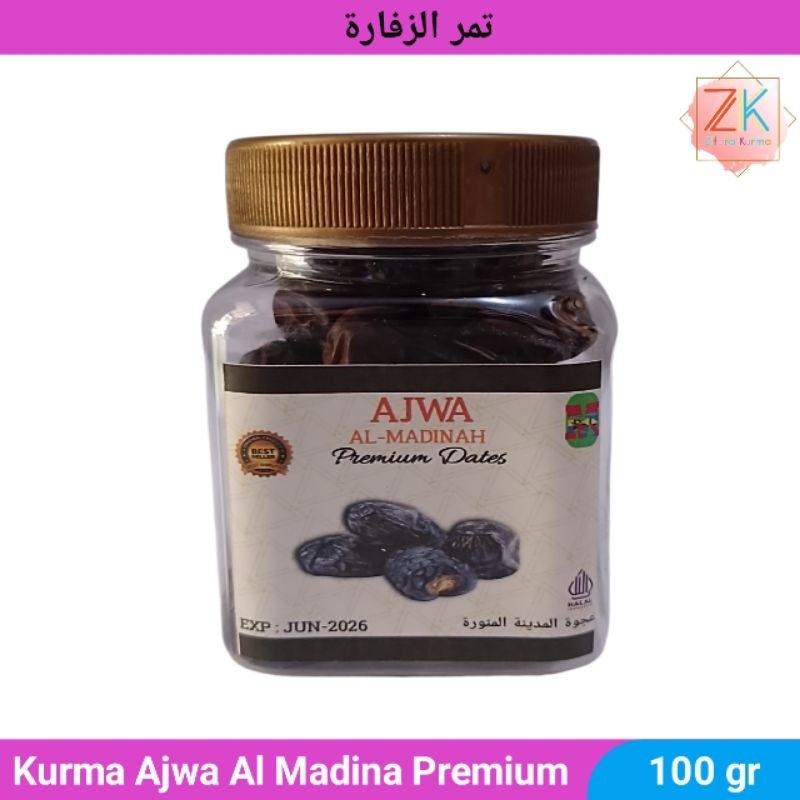 

Kurma Ajwa Madina Premium 100 gr | Kurma Nabi Original Kemasan Mini