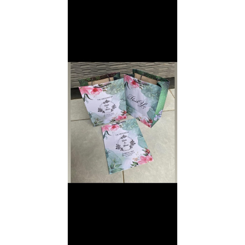 

Paperbag SABLON CUSTOM size 20x10x25