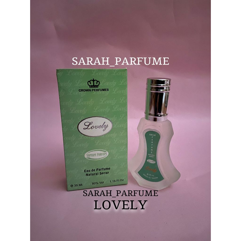 Parfume lovely perbotol isi 35ML by tamam