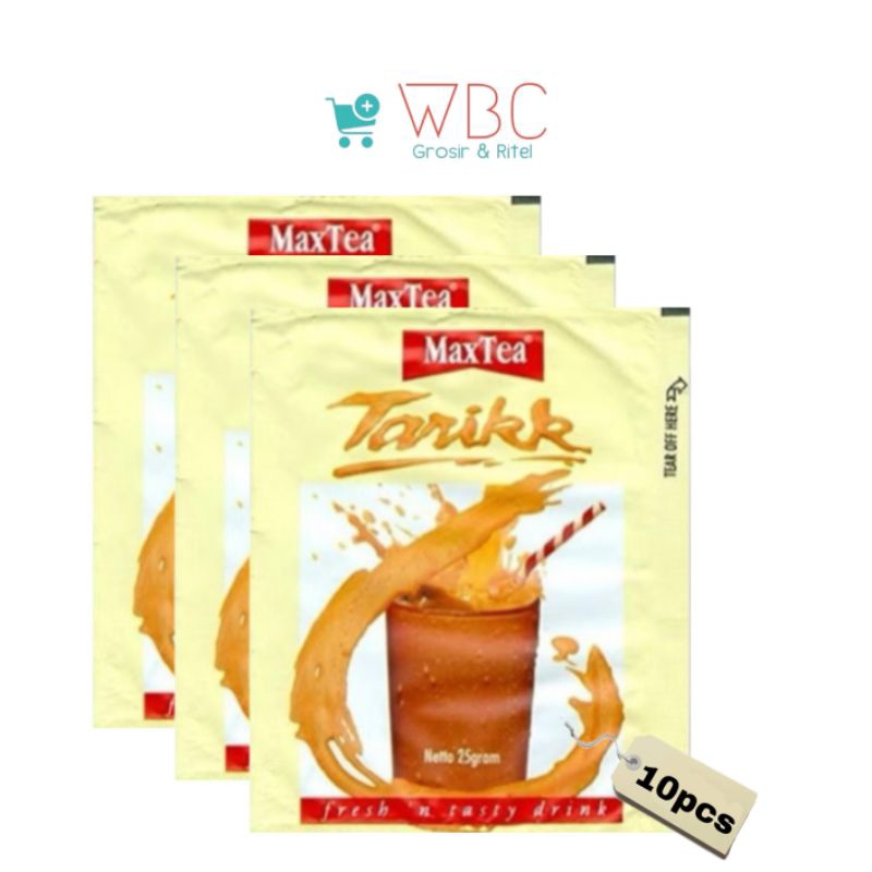 

MAXTEA - TEH TARIK (25g) | 1 RENCENG (10pcs)