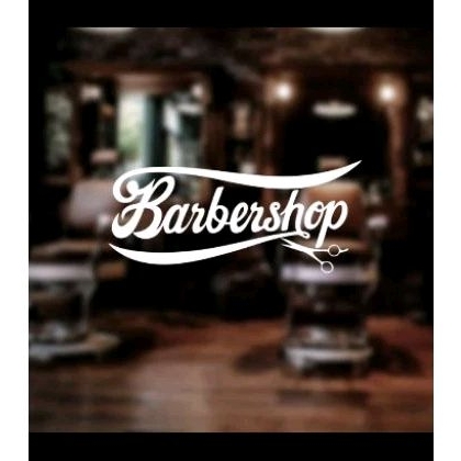 

cutting stiker custom barbershop