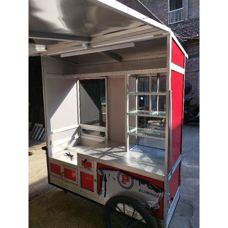 Gerobak custom aluminium + acp