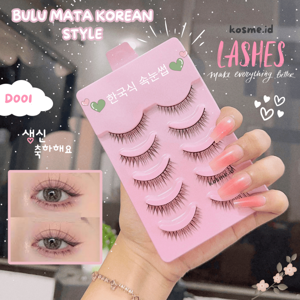 Bulu Mata Eyelash Extension Korean Style 5 Pasang