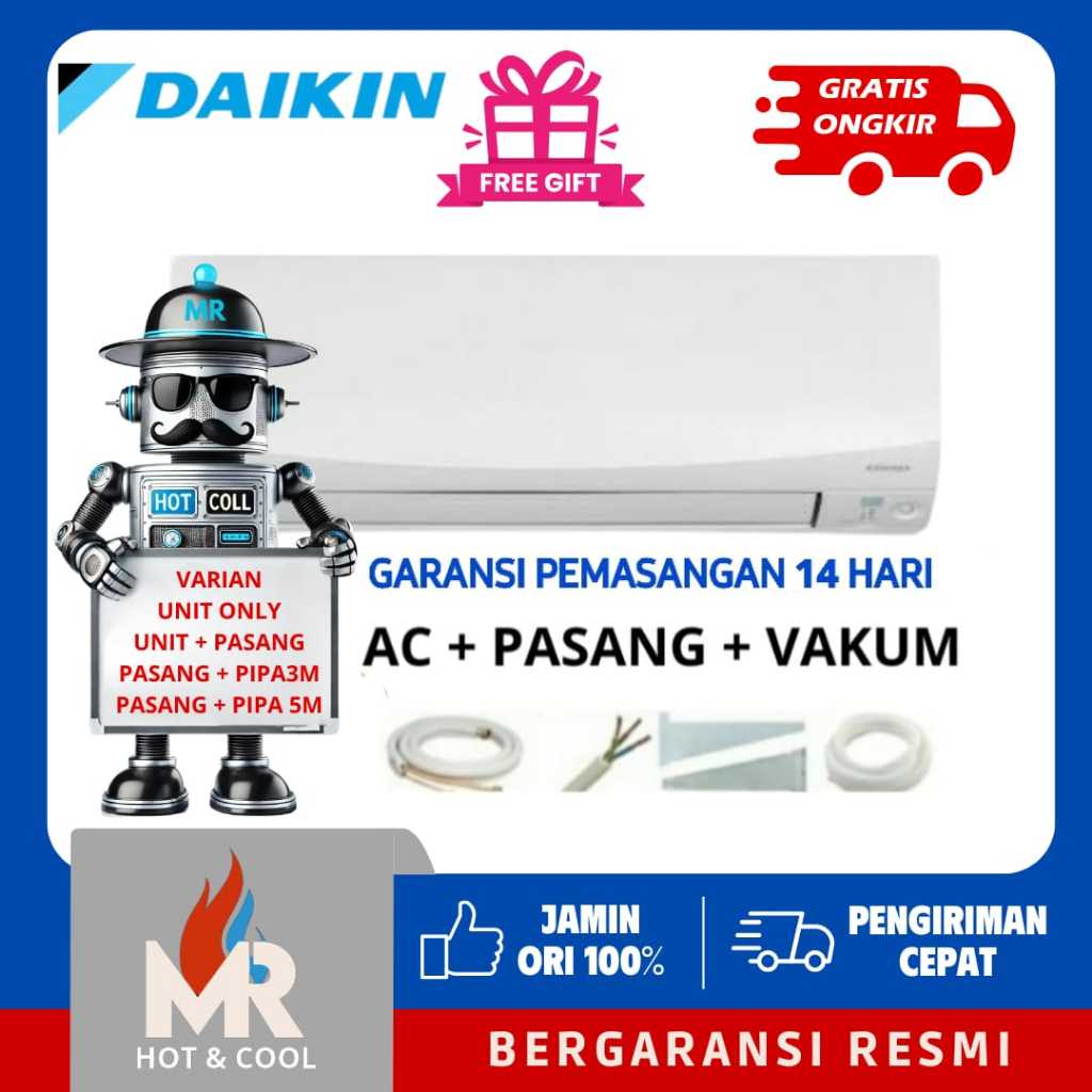 AC DAIKIN FTC 25 NV14 RC 1 PK  R32 STANDARD THAILAND 25NV