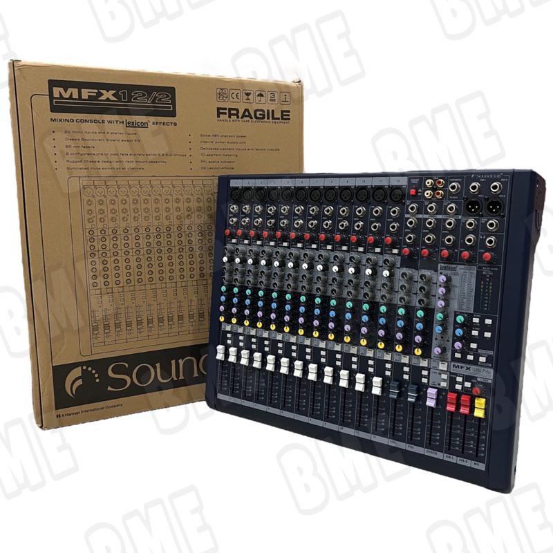 MIXER AUDIO SOUNDCRAFT MFX12/MFX 12 ( 12 CHANNEL )
