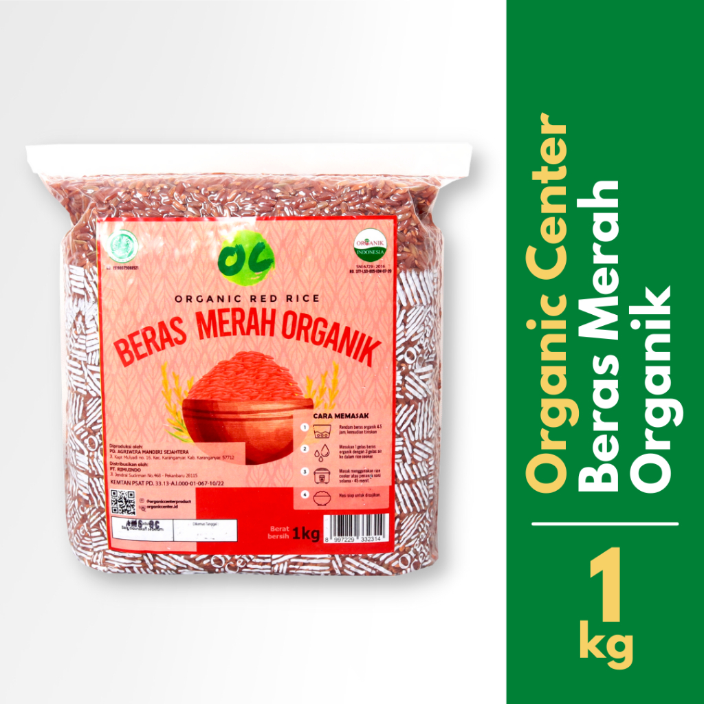 

Organic Center - Beras Merah Organik 1kg