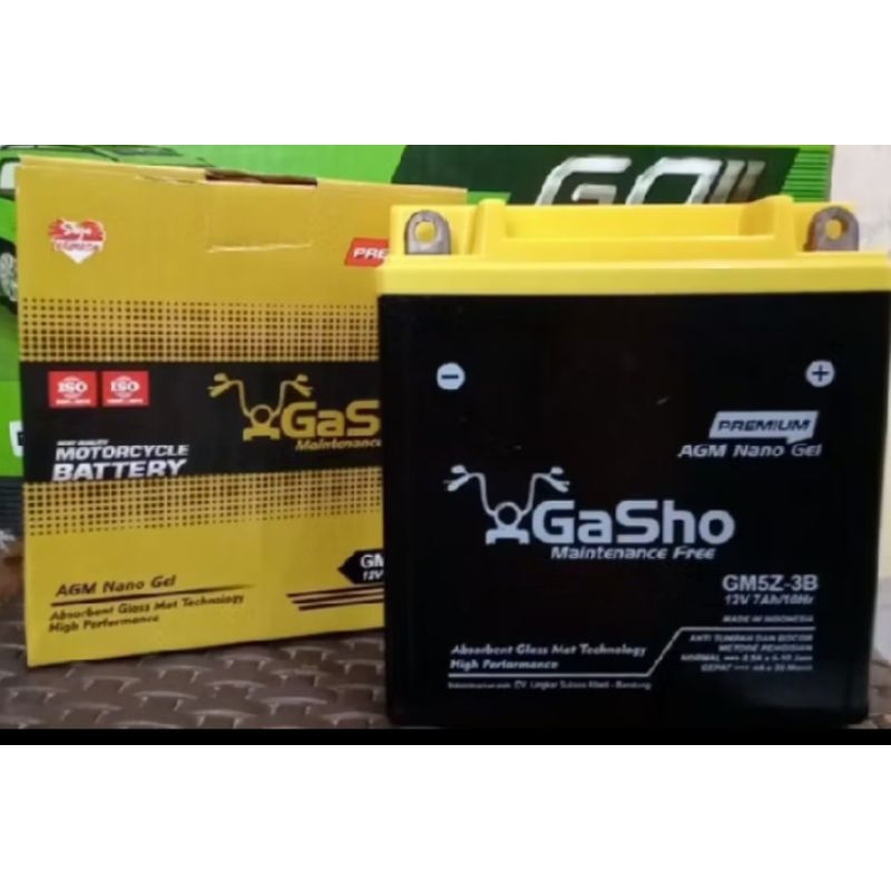 Aki kering Gasho GM5Z-3B 12V 7ah GS Yuasa Motobatt