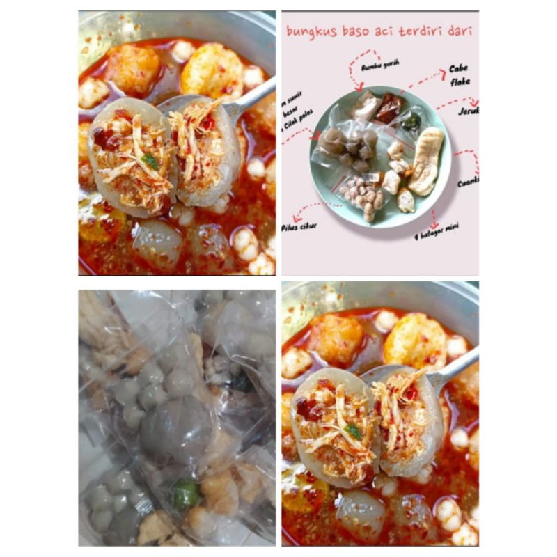 

bakso aci isi ayam suwir