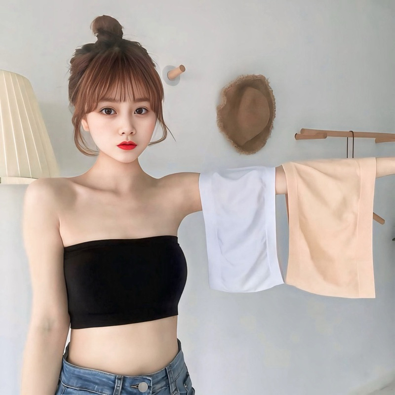 Kemben Wanita Crop Seamless Tanpa Tali Tanpa Kawat Non Busa Bra Wanita BH Wanita Inner Daleman Dalam