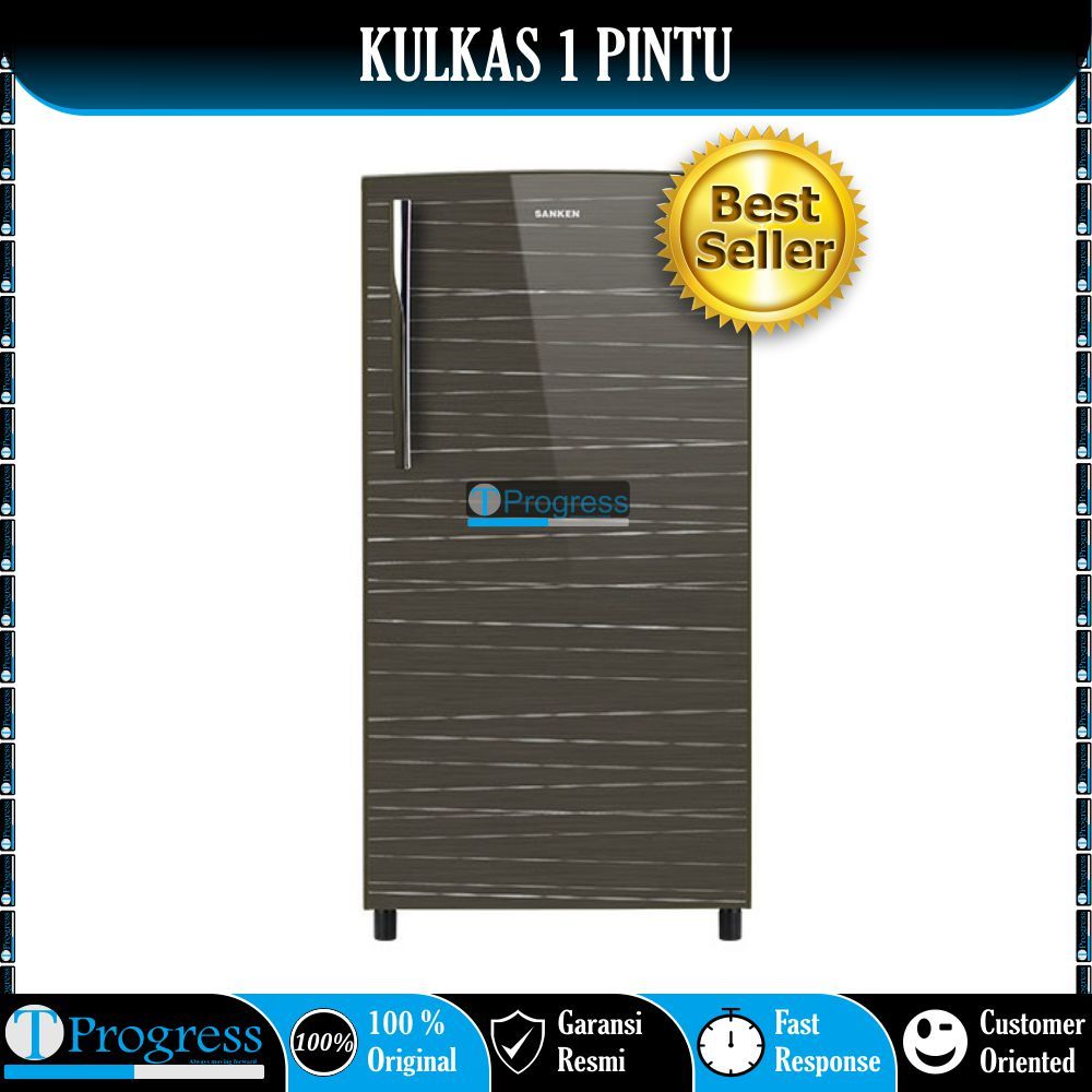 KULKAS 1 PINTU SANKEN SK-G186BH-CF 80 WATT