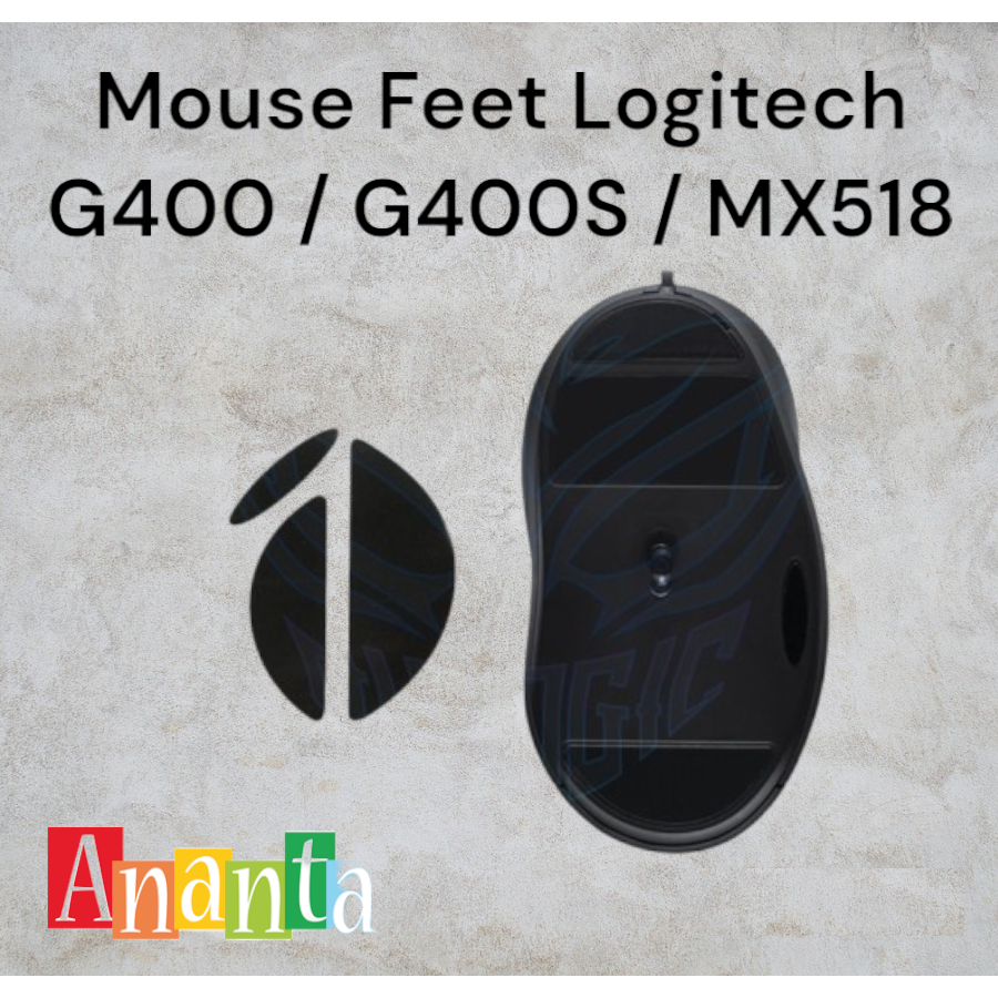 Mouse Feet Glide Logitech G400 G400S MX518 Kaki Mouse Alas Mouse