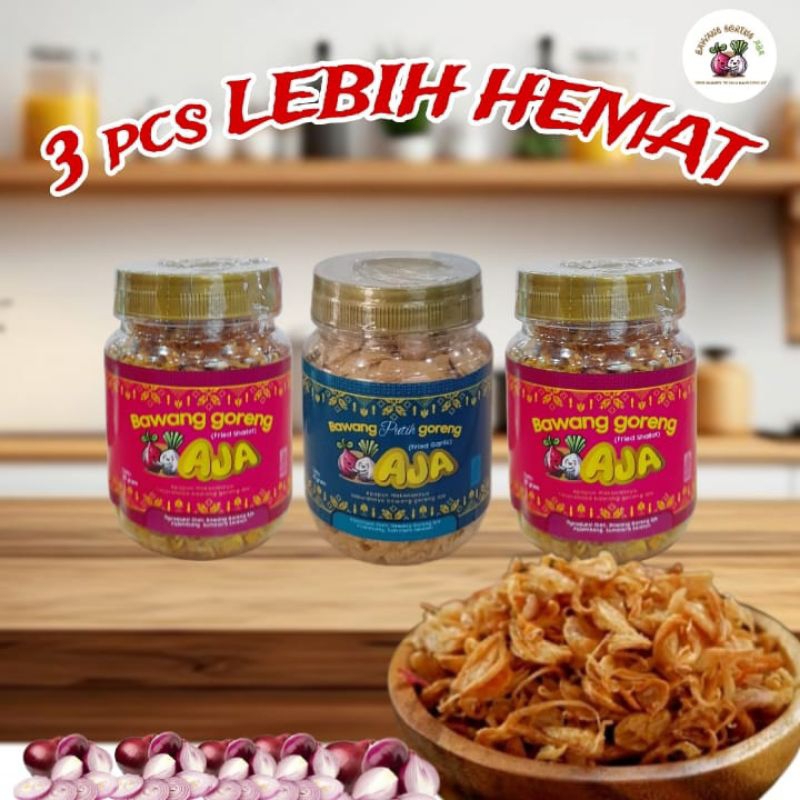 

bawang goreng paket hemat 3 pcs uk 80gr