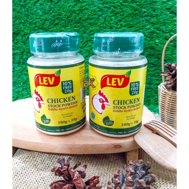 

KALDU SAPI / AYAM BUBUK LEV BEEF / CHICKEN STOCK POWDER TANPA MSG SEHAT DAN ALAMI HALAL 200 gr