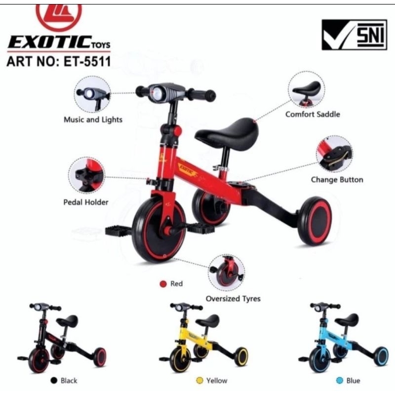 Balance Bike ET5511 Exotic