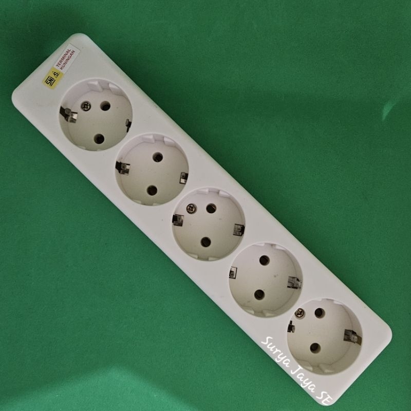 Stop Kontak 5 Lubang Kuningan Morgen MG-7105