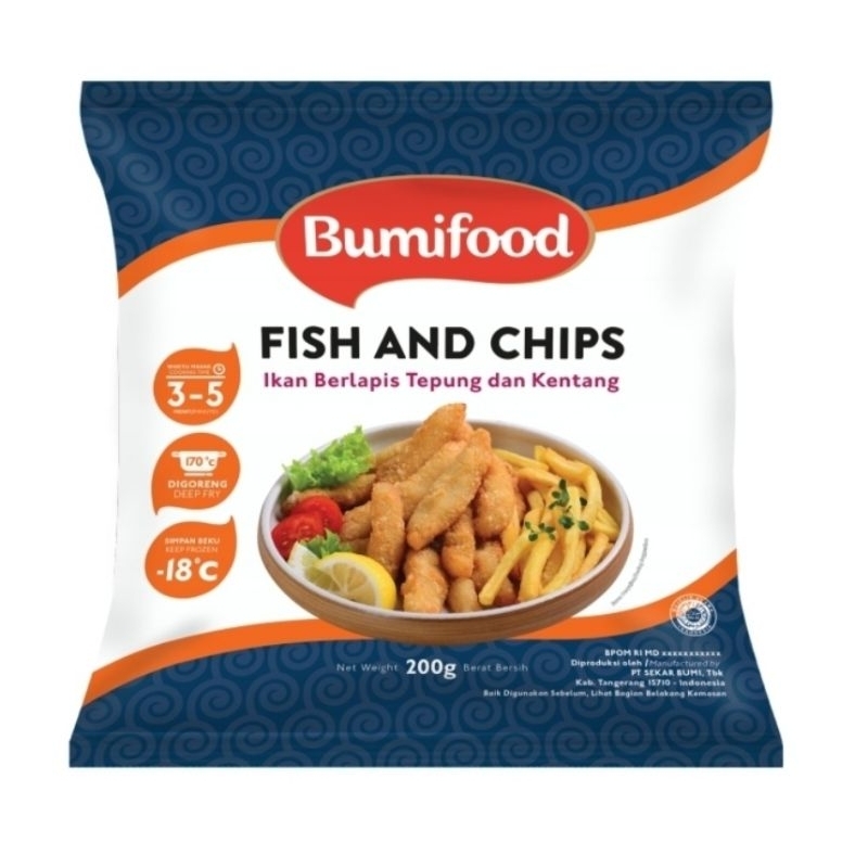 

Bumifood Fish N Chips 200g