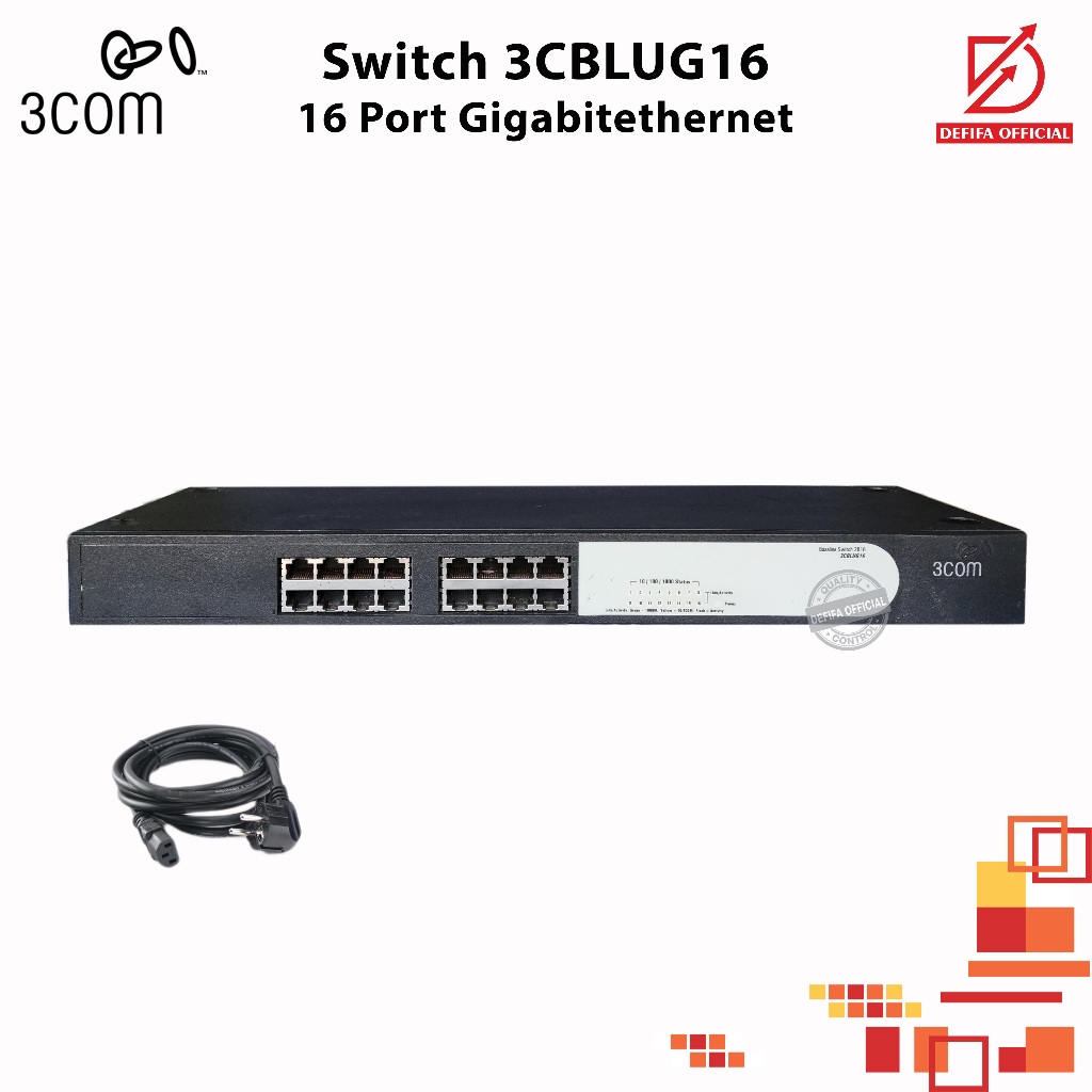 3Com Baseline 2816 3CBLUG16 16-Port Gigabit Switch