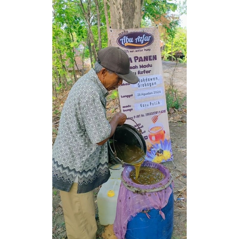 

Madu Curah Nektar Bunga Kayu Putih 10 kg