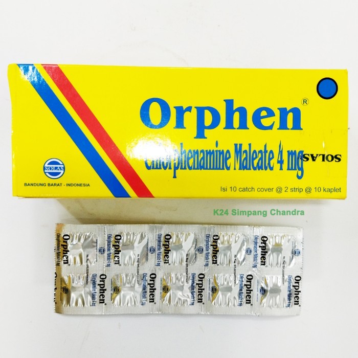 Per strip Orphen 4 mg / Obat Alergi