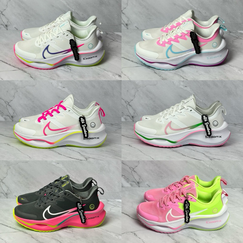 NIKE ZOOMX SMILE WHITE PINK VOLT