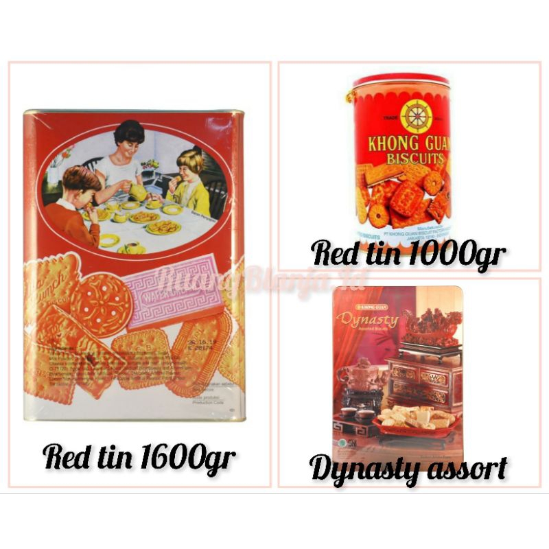 

Khong Guan kaleng segi besar Red Tin Biskuit 1600gr - Biscuit legendaris Kaleng Segi