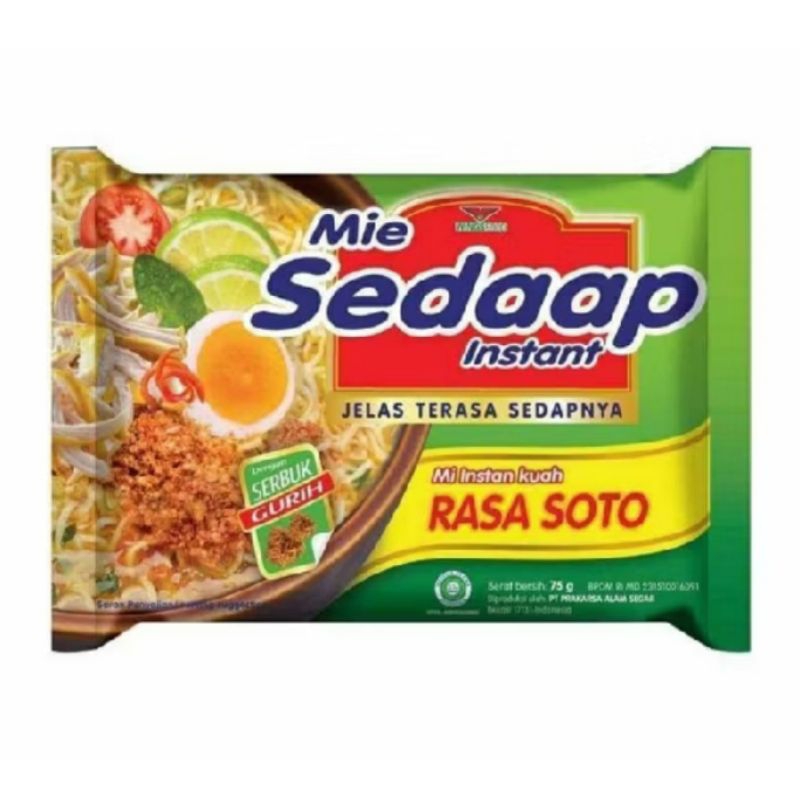 

Mie Sedaap Kuah Rasa Soto 75 g x2