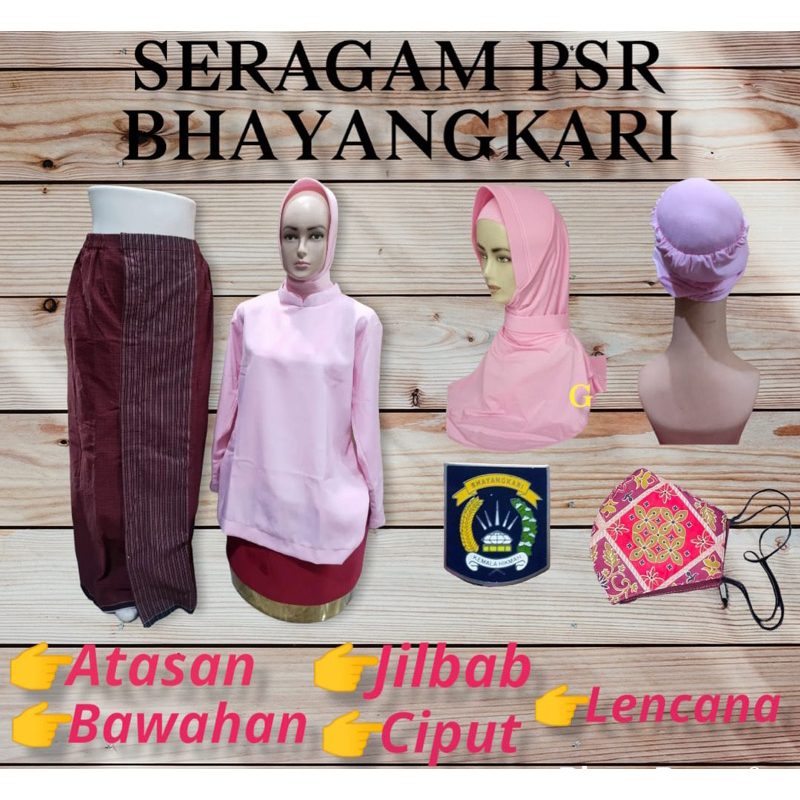 READY BUANYAAAK LANGSUNG DIKIRIMSERAGAM PSR MUSLIM HKGB BHAYANGKARI