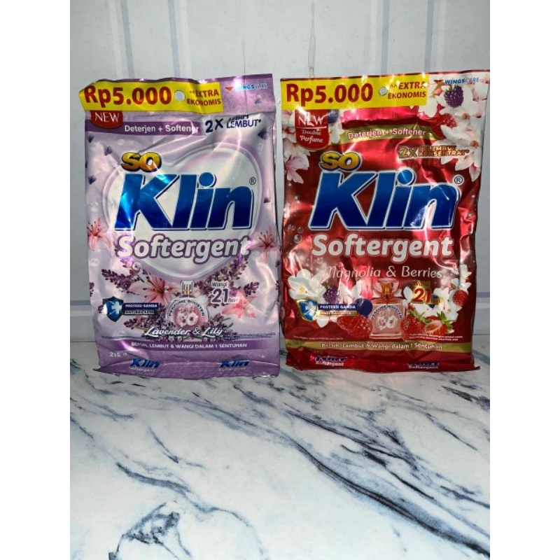 SOKLIN Sabun BUBUK COD-5000 SABUN CUCI Detergen So Klin / So Klin Softergent - So Klin