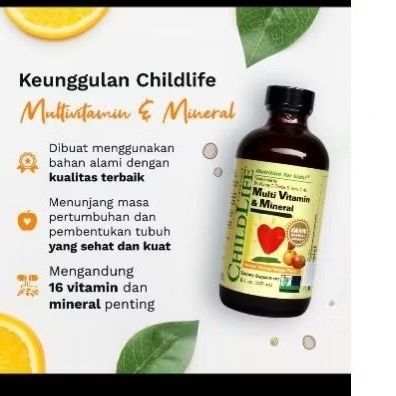 Childlife Multivitamin dan Mineral 237ml