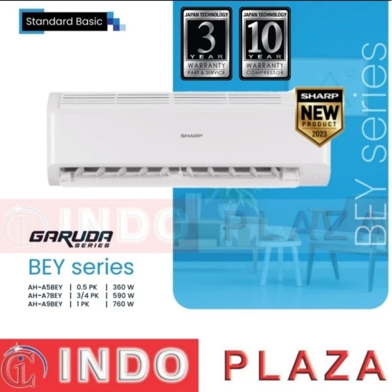 AC SHARP 3/4 PK INDONESIA GARUDA SERIES AH-A7BEY (MEDAN)