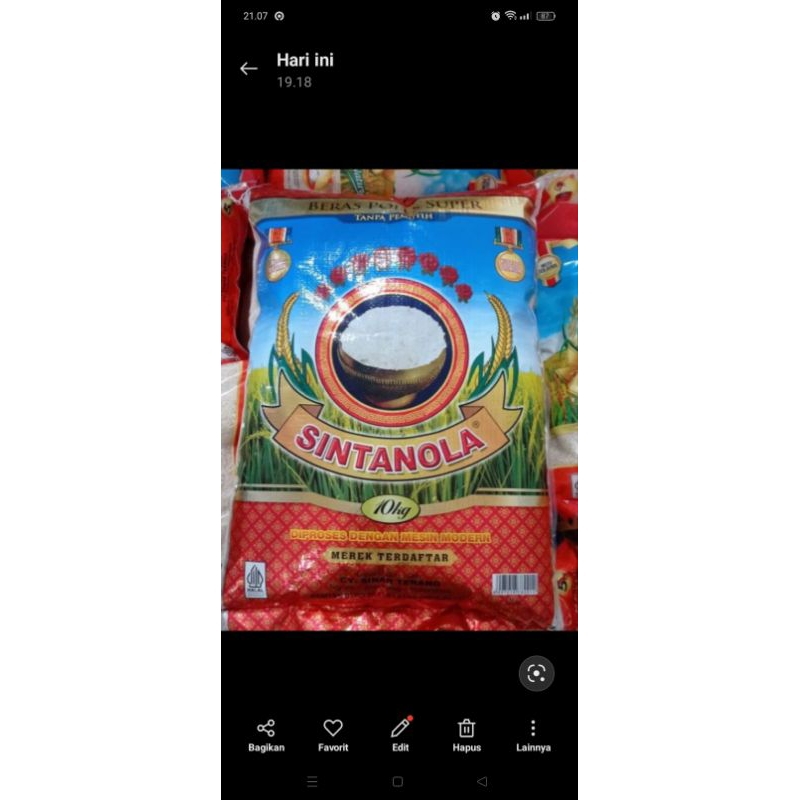 

BERAS SINTANOLA 5KG