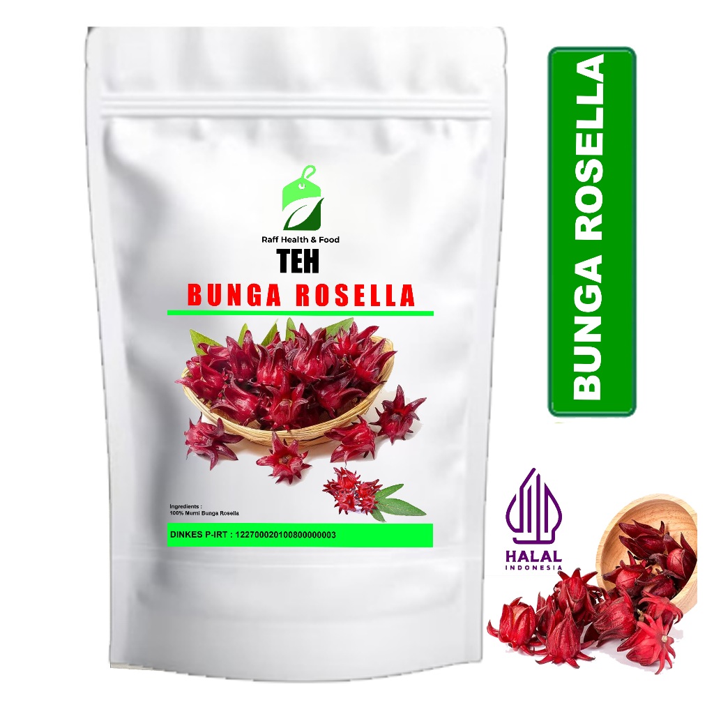 

Teh Seduh Bunga Rosella Grade A 150Gram