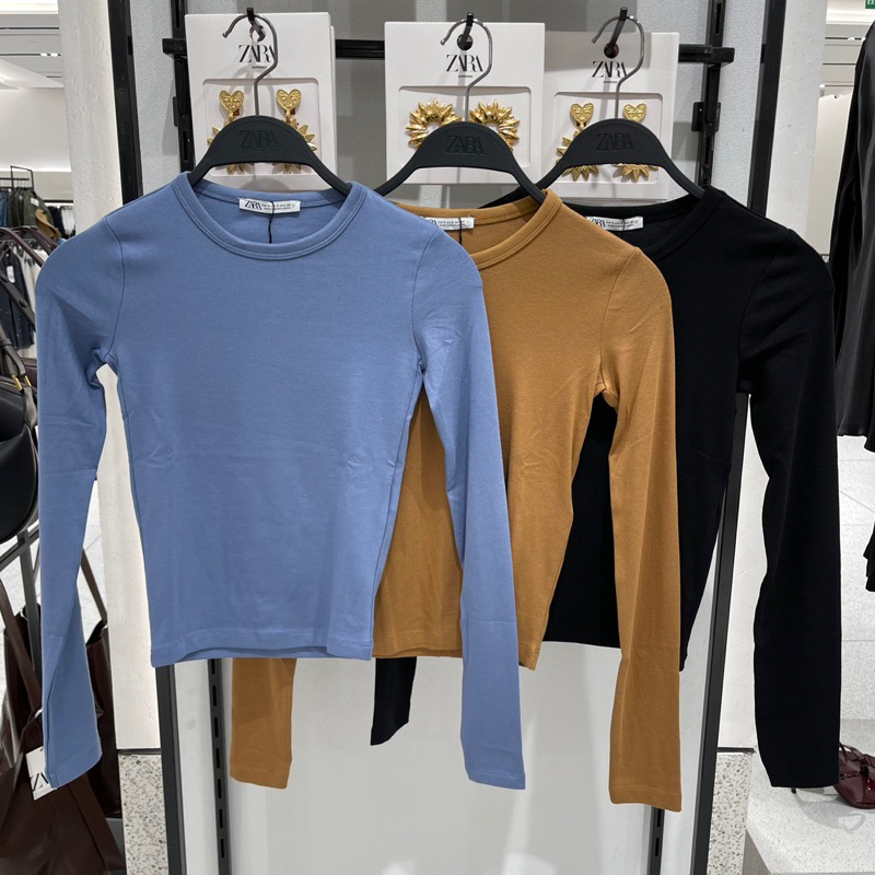 Kaus T-shirt Long ZARA Woman Jastip (jasa titip)