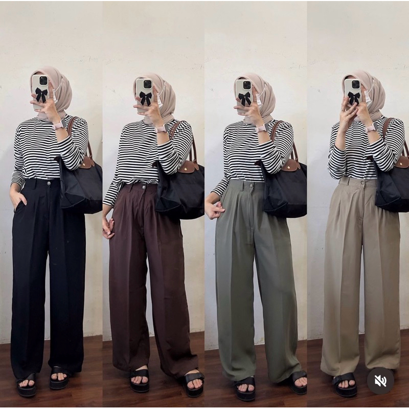 Mina Loose Pants by GELIS.SHOP