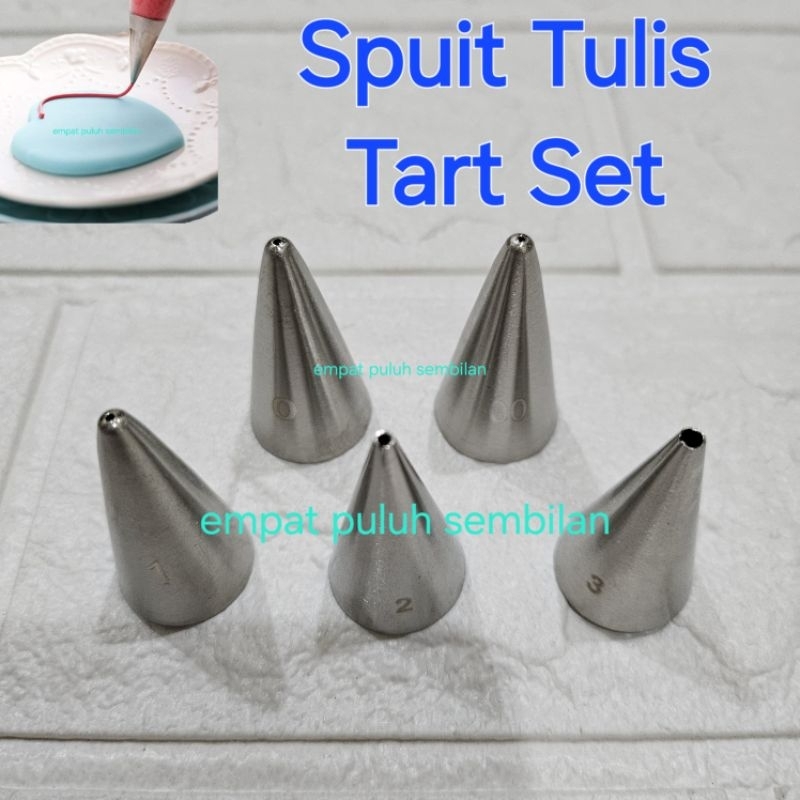 Spuit hias kue mini - spuit tips tart - nozle cake - spuit round tart