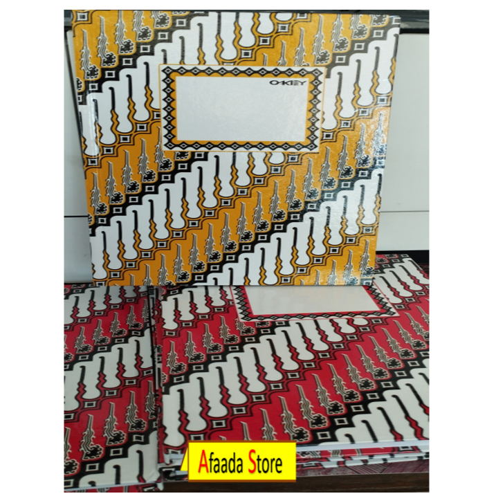 

Buku Batik Hard Cover Okey kwarto 100 lembar 21 x 16 cm