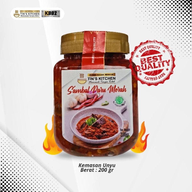 

Tinskitchen Tin's Kitchen Sambal Paru enak Multiguna serbaguna Homemade Premium 200 gram