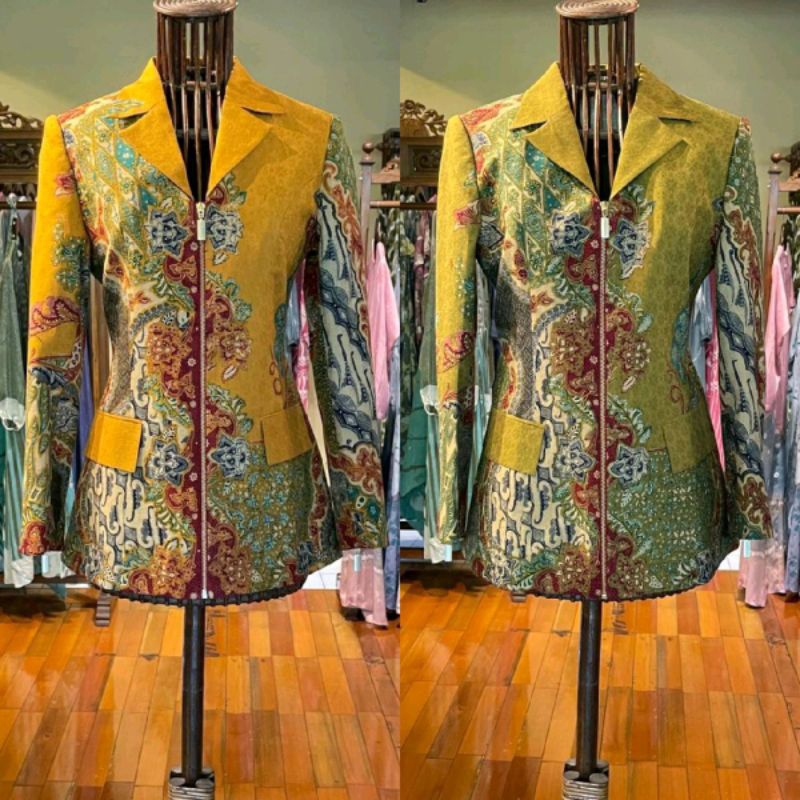 Meyra Coat Viscos by Dian Pelangi LIMITED EDITION Cardi Outer Blazer Cardigan Kerja Kantor Pesta Per
