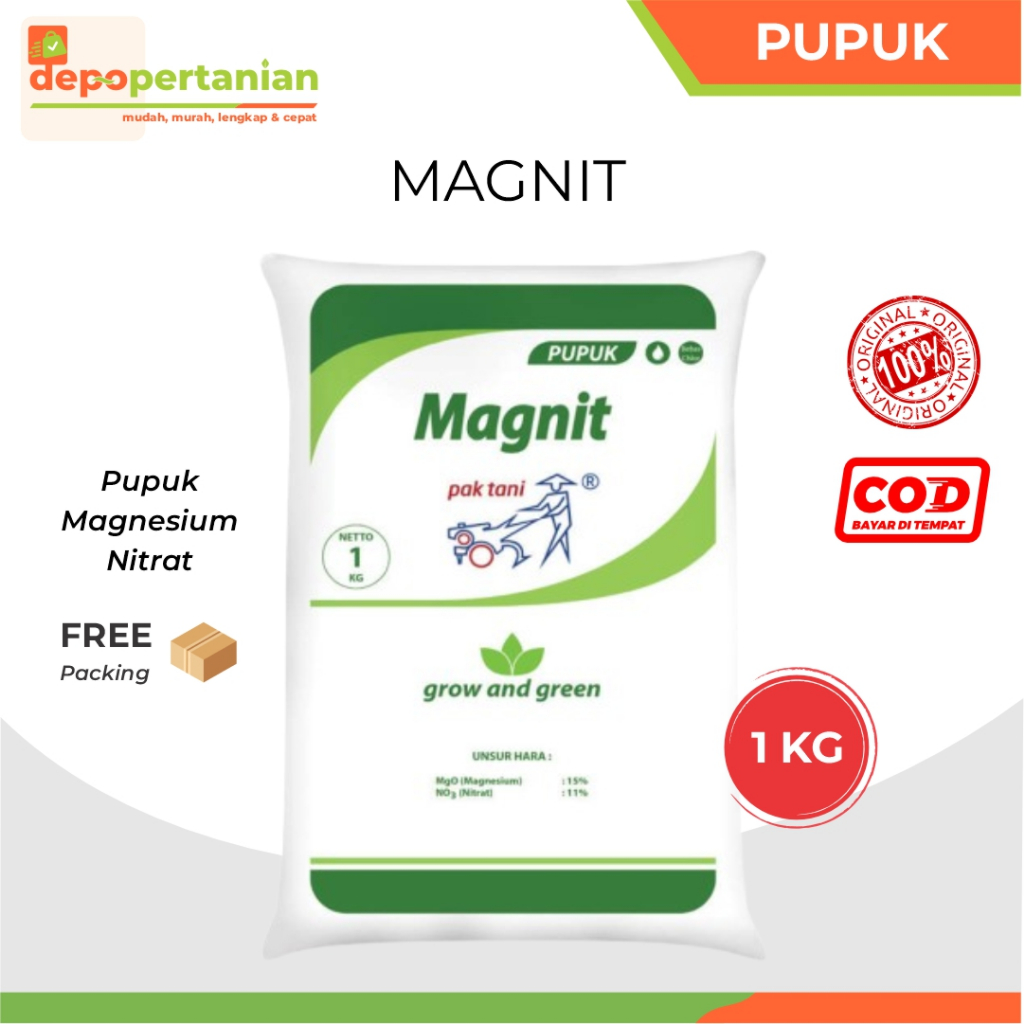 Depo Pertanian - Pupuk Magnit Magnesium Nitrate Pak Tani 1 kg