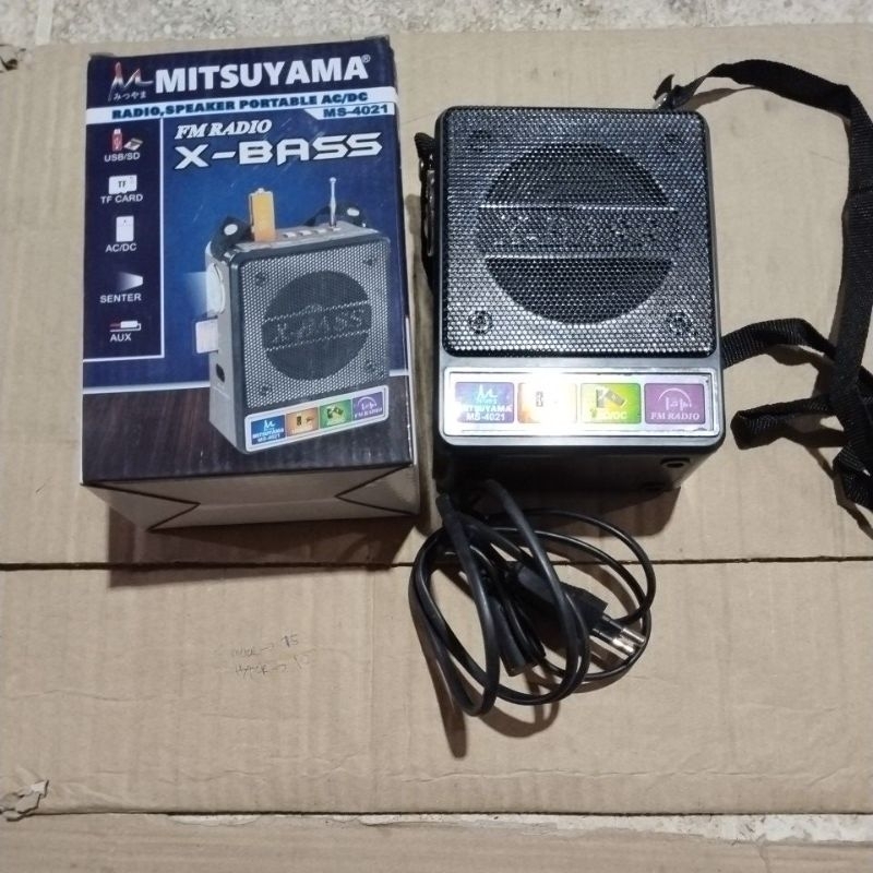 Radio mitsuyama x-bass ms-4021