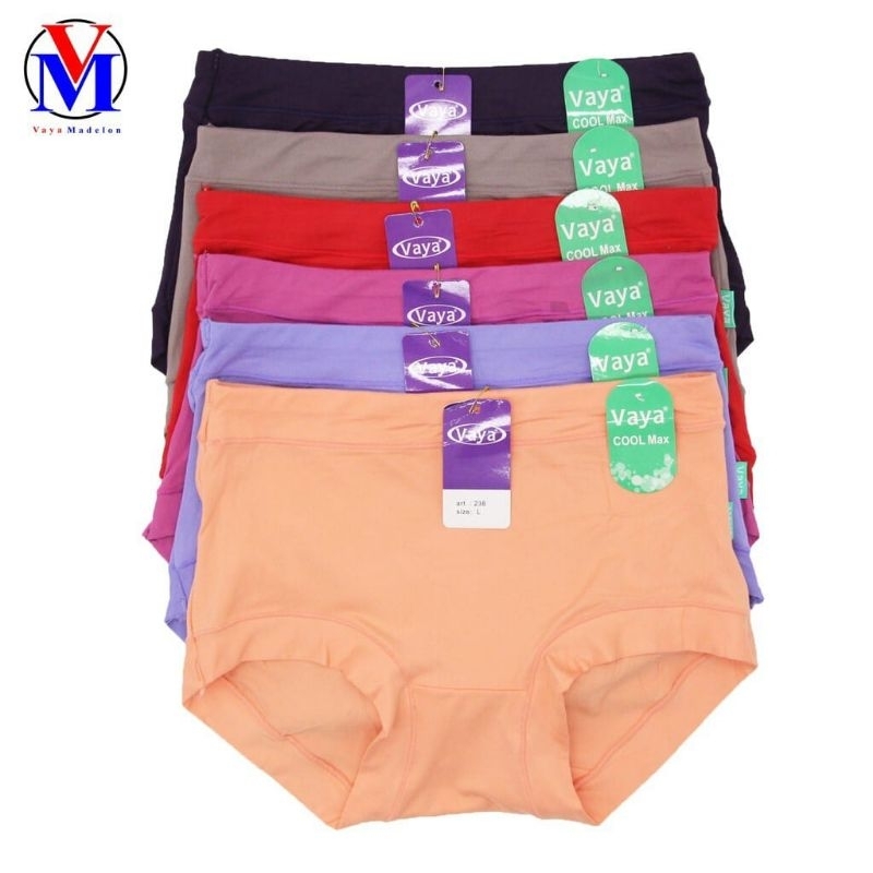 6pcs Vaya 238 / Celana dalam wanita vaya 238 / celana vaya 238 / cd wanita vaya karet lebar