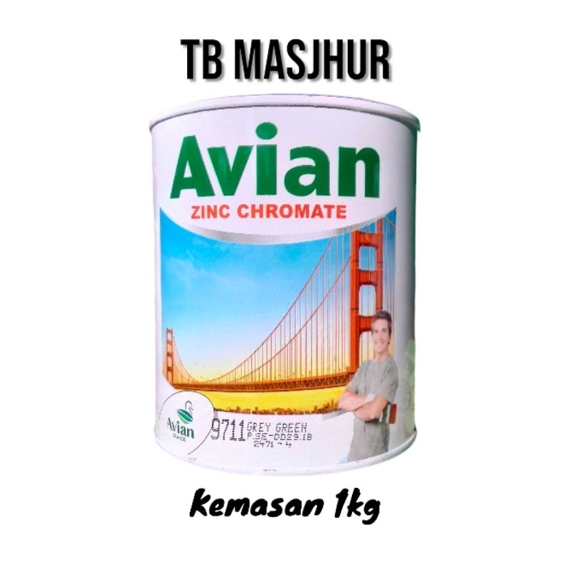 Cat Avian Zinc Chromate Cat Dasar Besi Kemasan 1kg