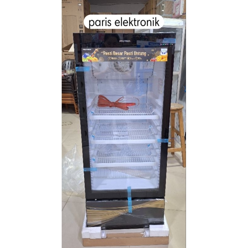 SHOWCASE POLYTRON 140L SCN-147 PENDINGIN MINUMAN